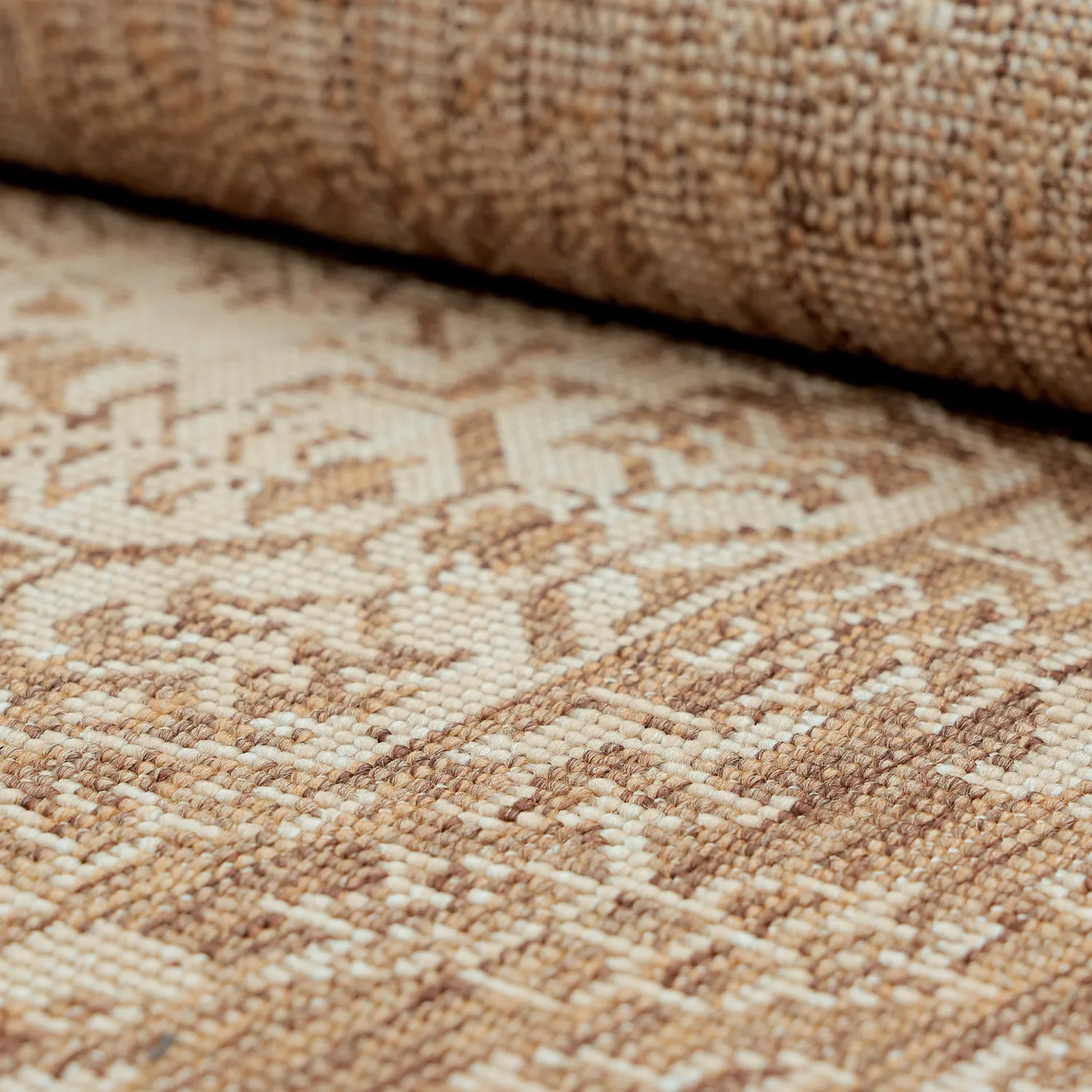 Tapete para interior e exterior - Mekele (marrom)