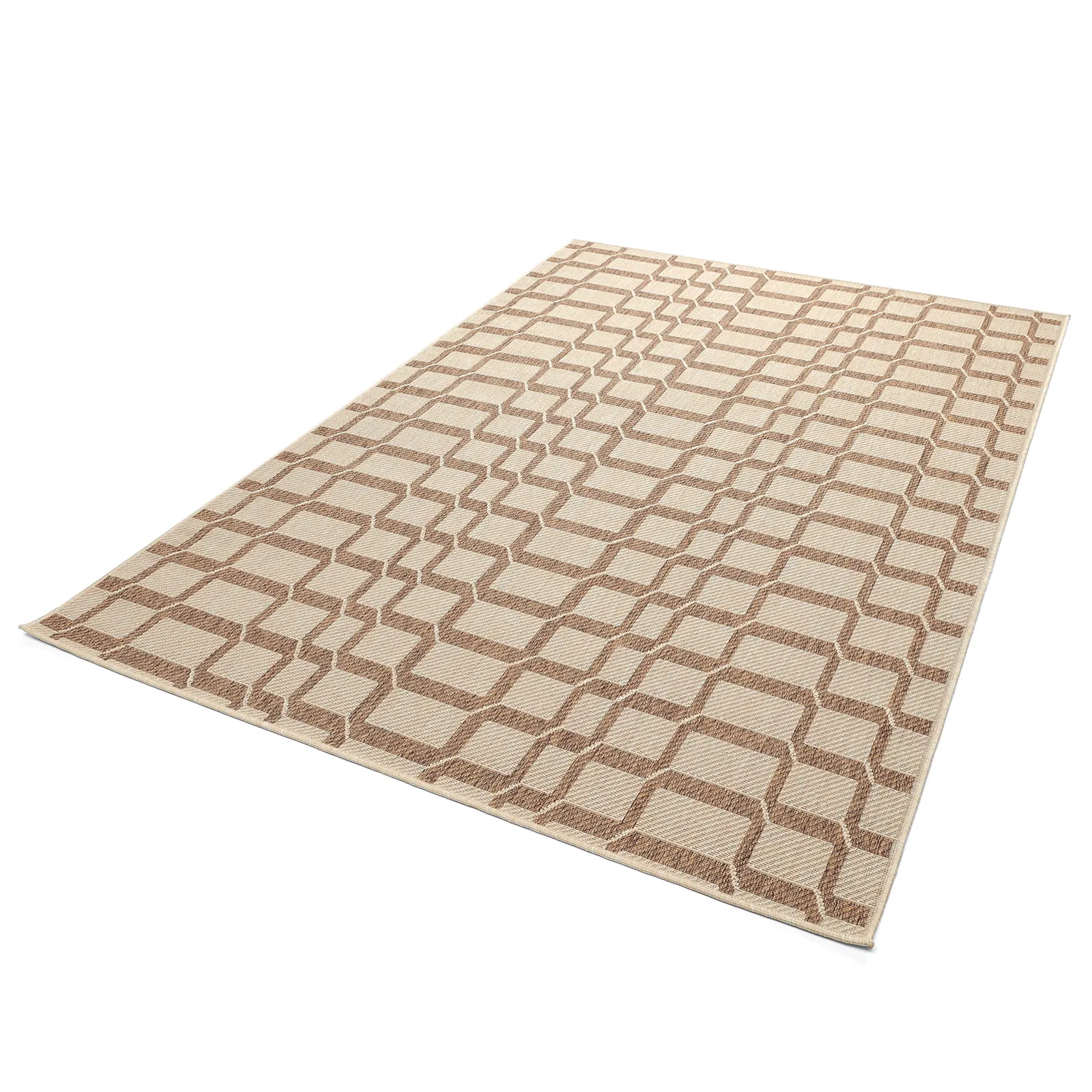 Tapete para interior e exterior - Nicosia (marrom)