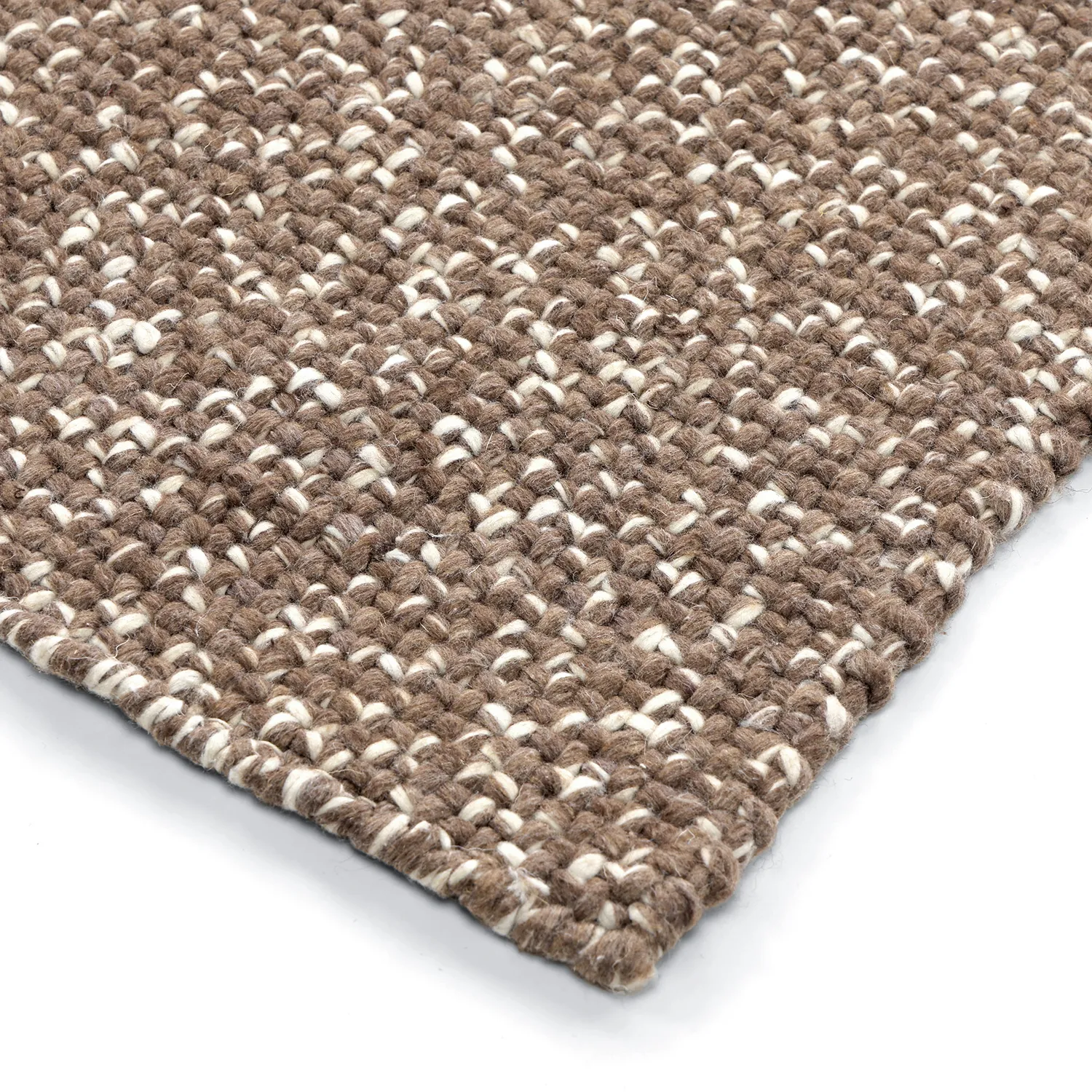 Tapete para interior e exterior - Orta Wool Look (marrom)