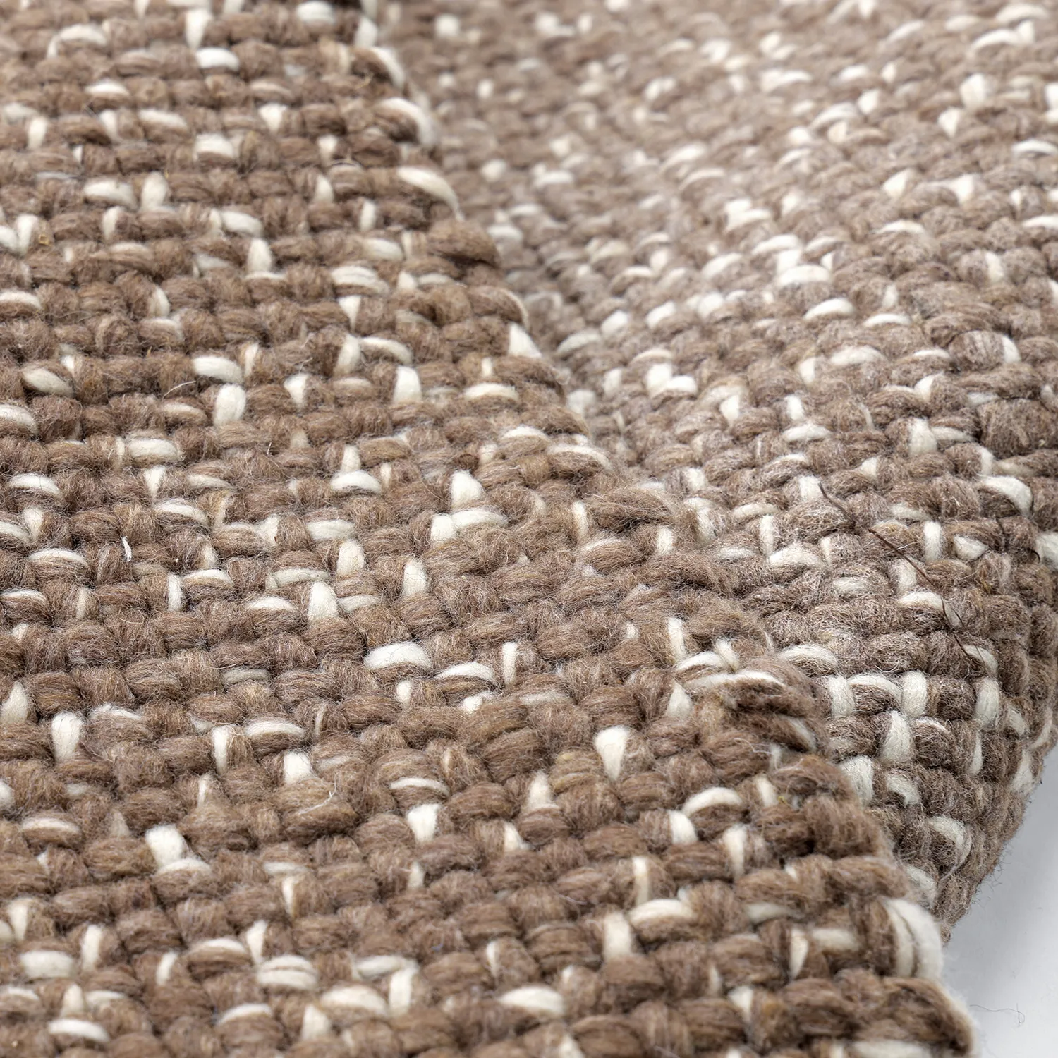 Tapete para interior e exterior - Orta Wool Look (marrom)
