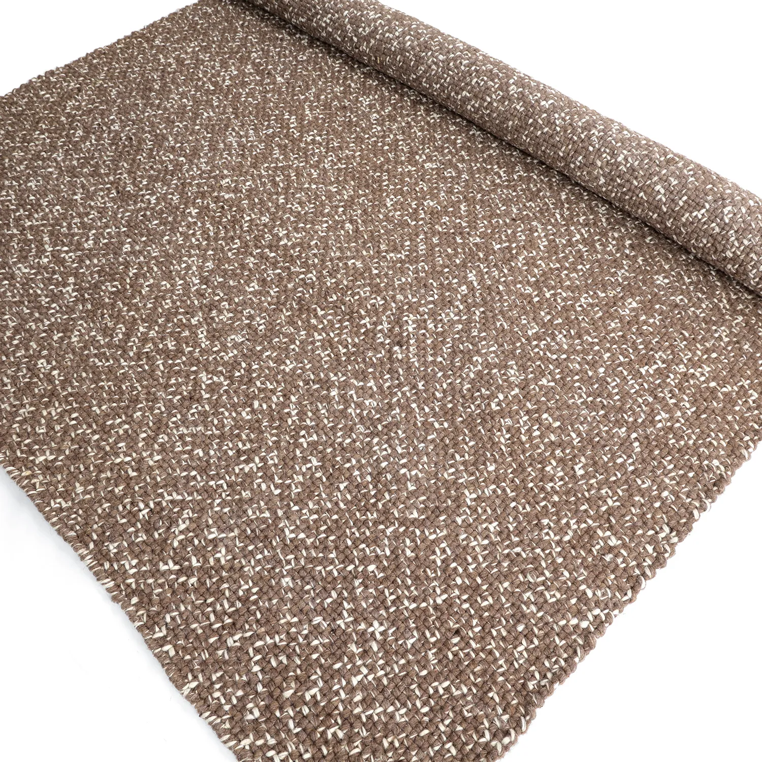 Tapete para interior e exterior - Orta Wool Look (marrom)