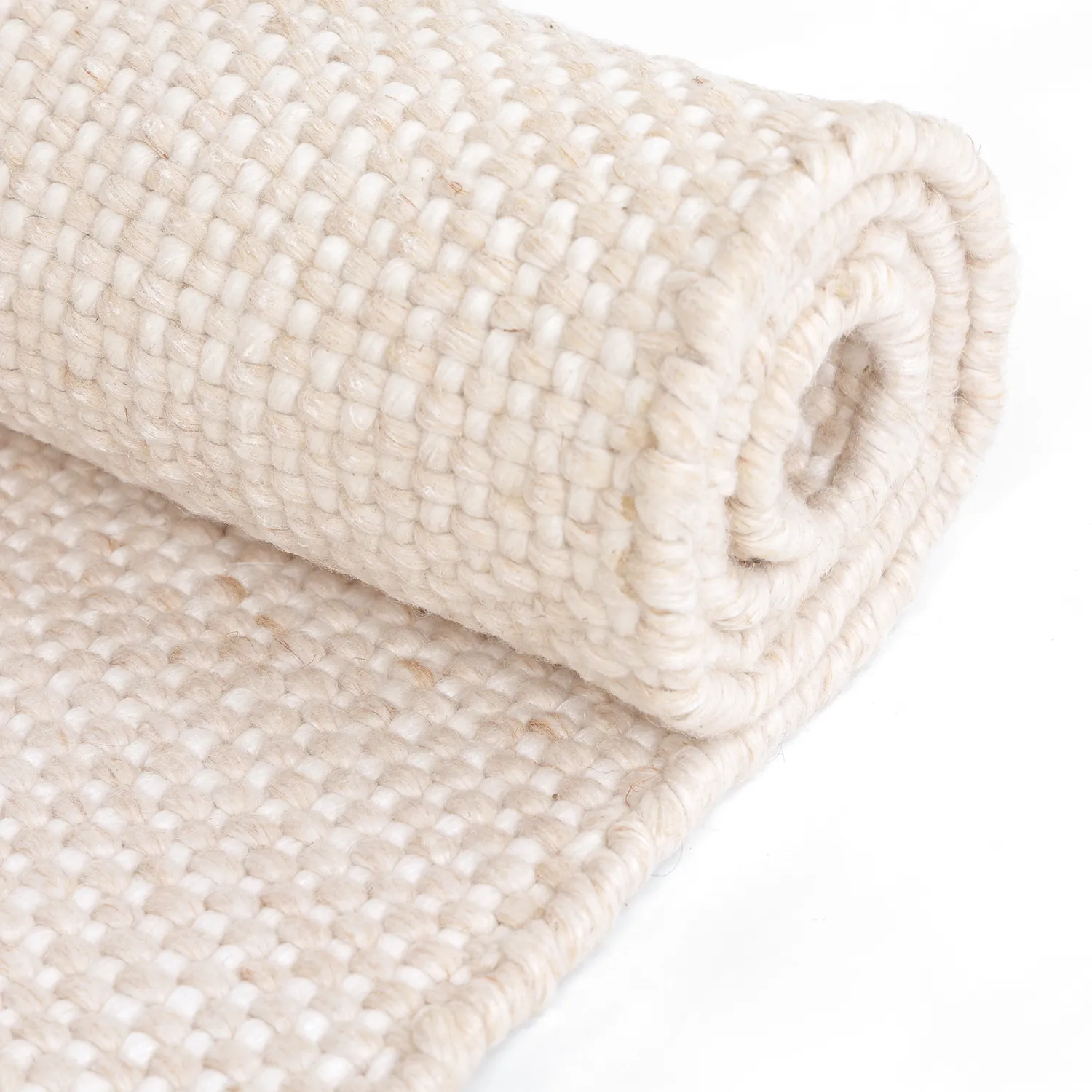 Tapete para interior e exterior - Orta Wool Look (creme)