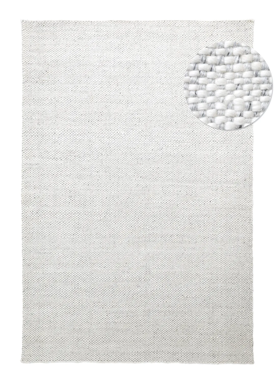 Tapete para interior e exterior - Orta Wool Look (cinza claro)