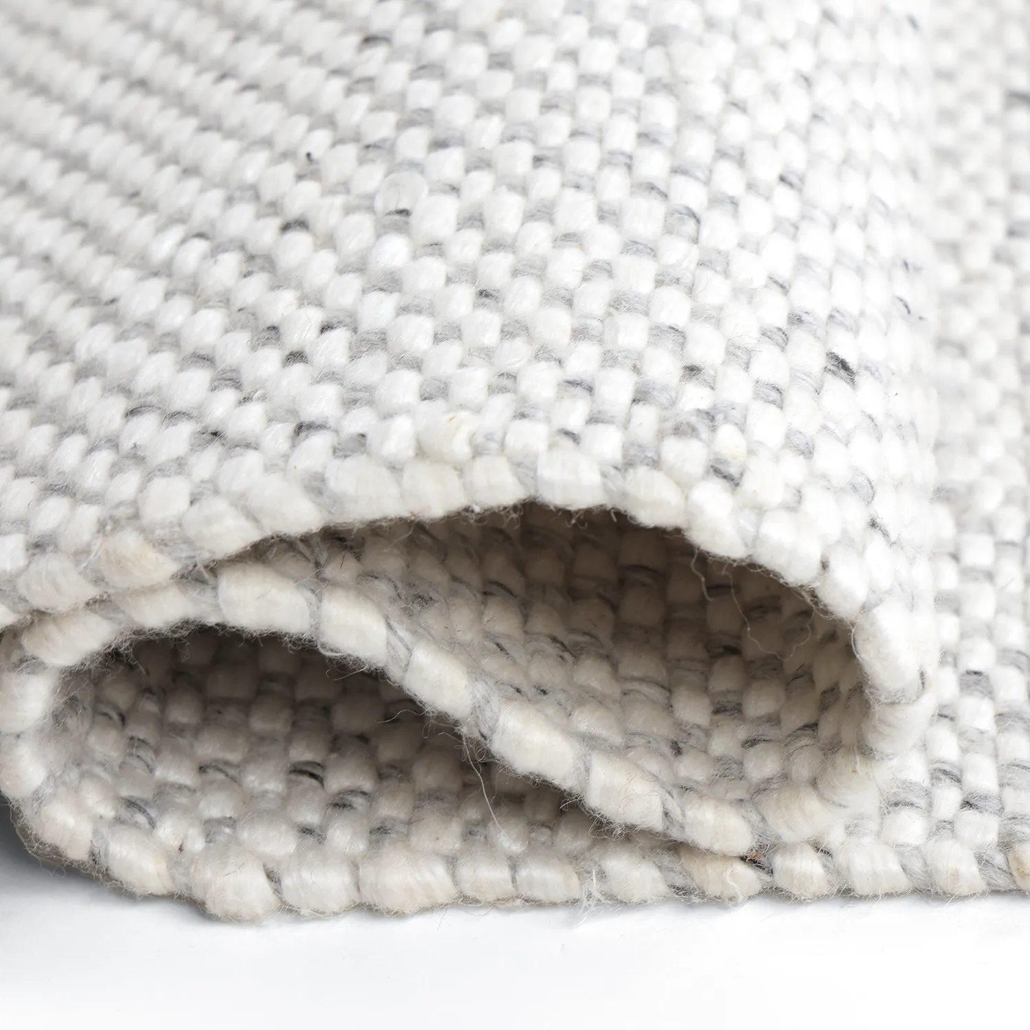 Tapete para interior e exterior - Orta Wool Look (cinza claro)