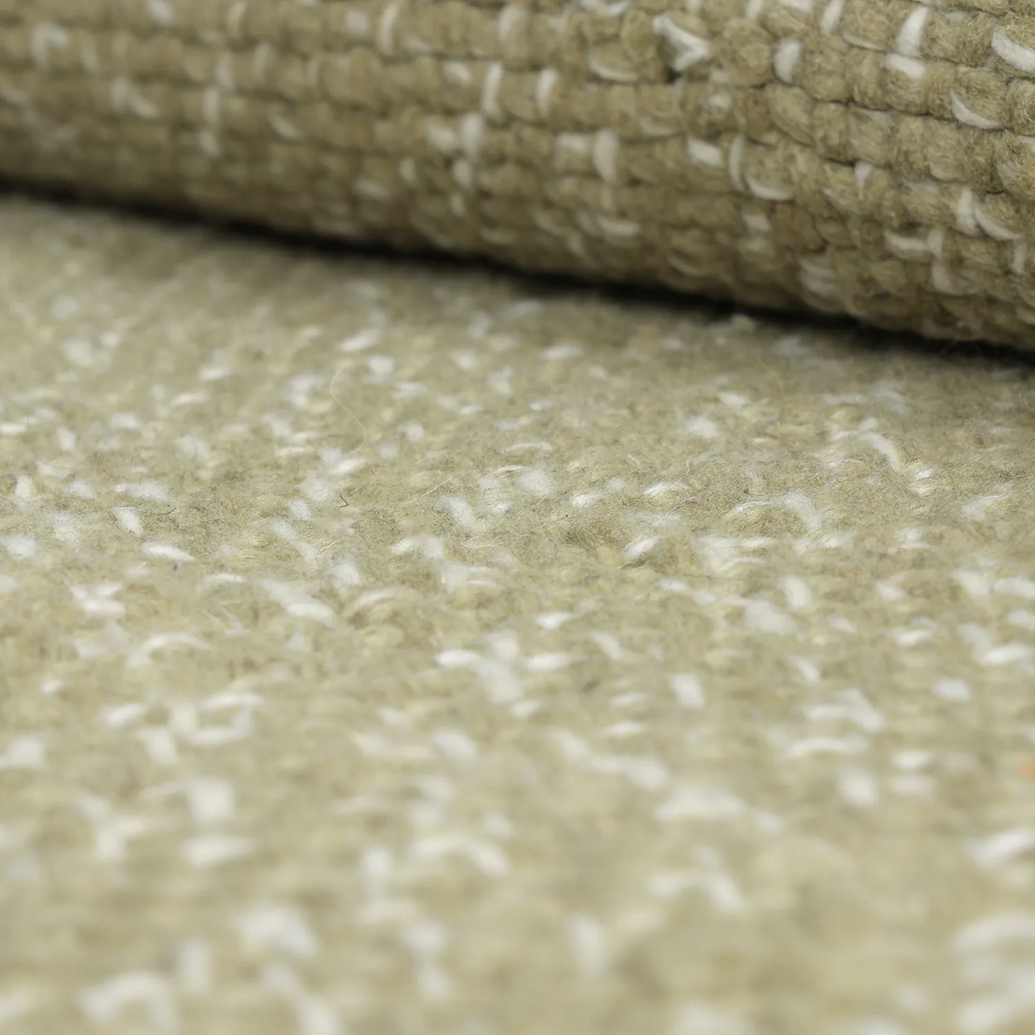 Tapete para interior e exterior - Orta Wool Look (verde musgo)