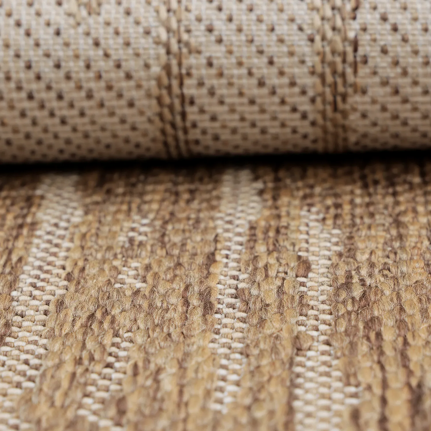 Tapete para interior e exterior - Ragusa (marrom/creme)