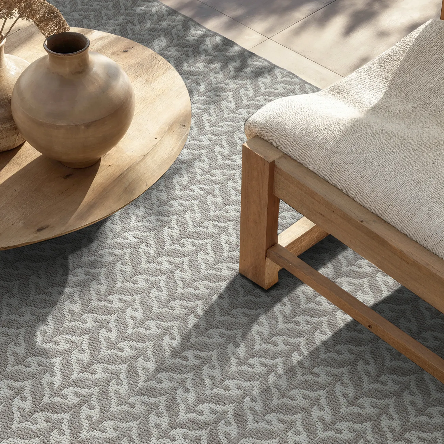 Tapete para interior e exterior - Sfax (taupe)