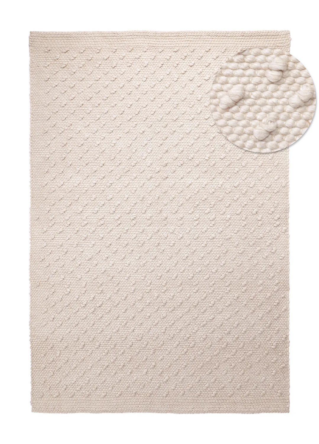 Tapete para interior e exterior - Todi Wool Look (creme)