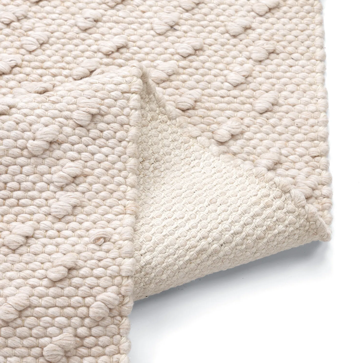 Tapete para interior e exterior - Todi Wool Look (creme)