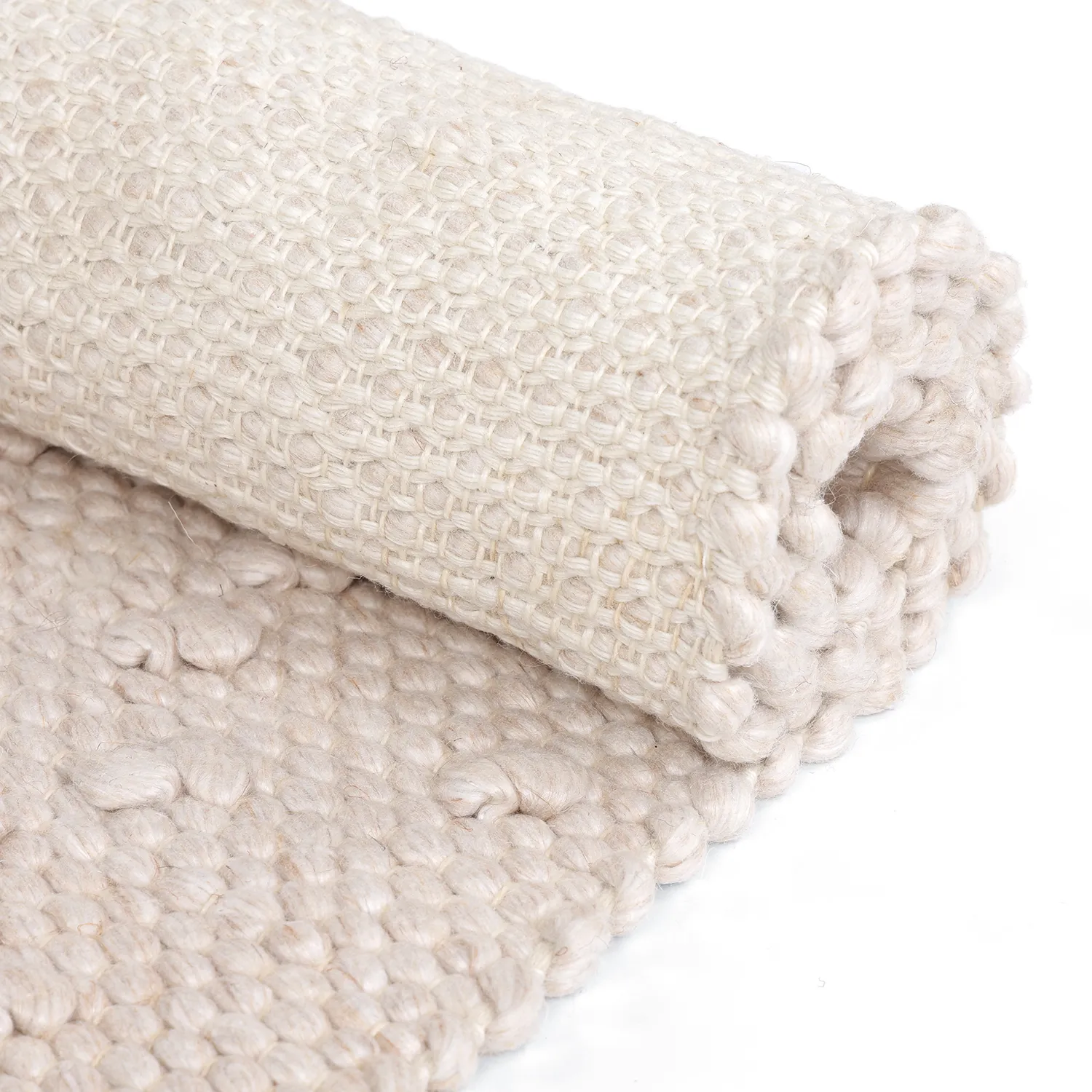 Tapete para interior e exterior - Todi Wool Look (creme)