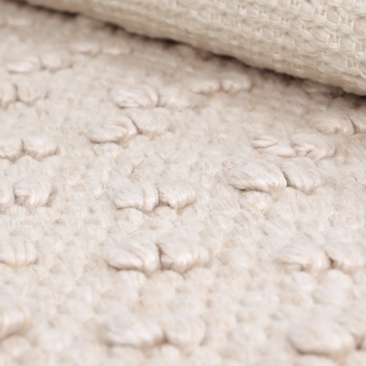 Tapete para interior e exterior - Todi Wool Look (creme)