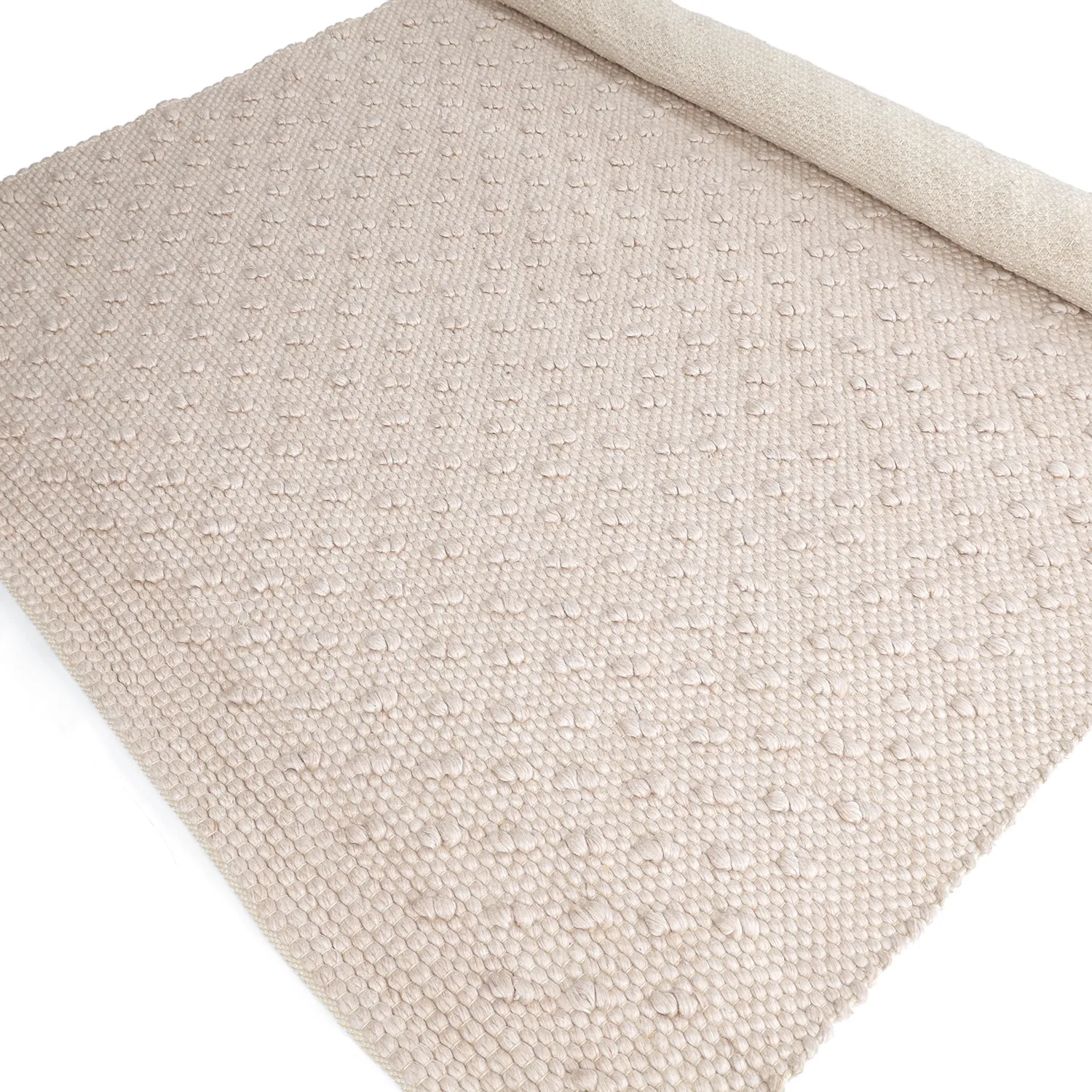 Tapete para interior e exterior - Todi Wool Look (creme)