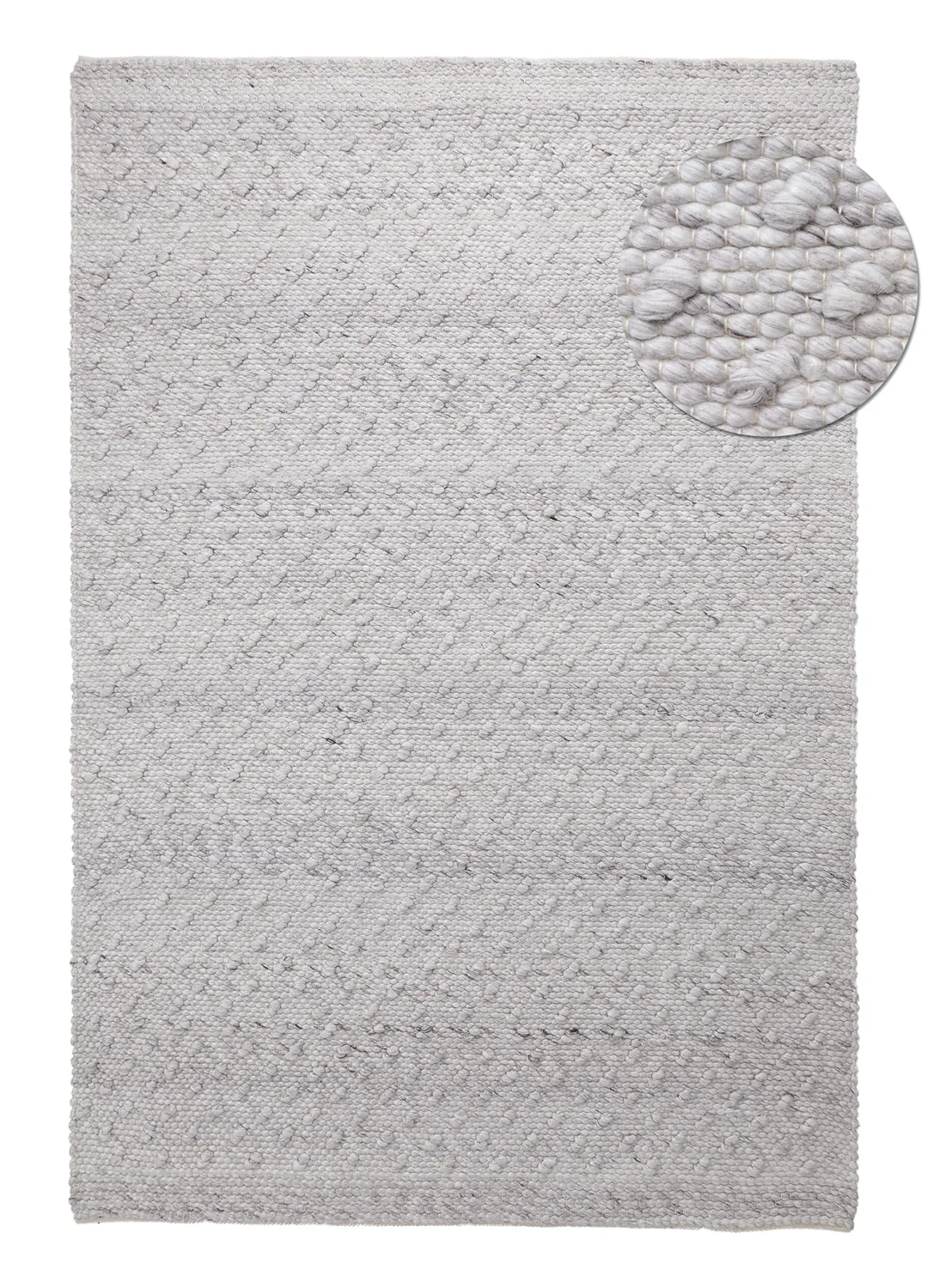Tapete para interior e exterior - Todi Wool Look (cinza/bege)