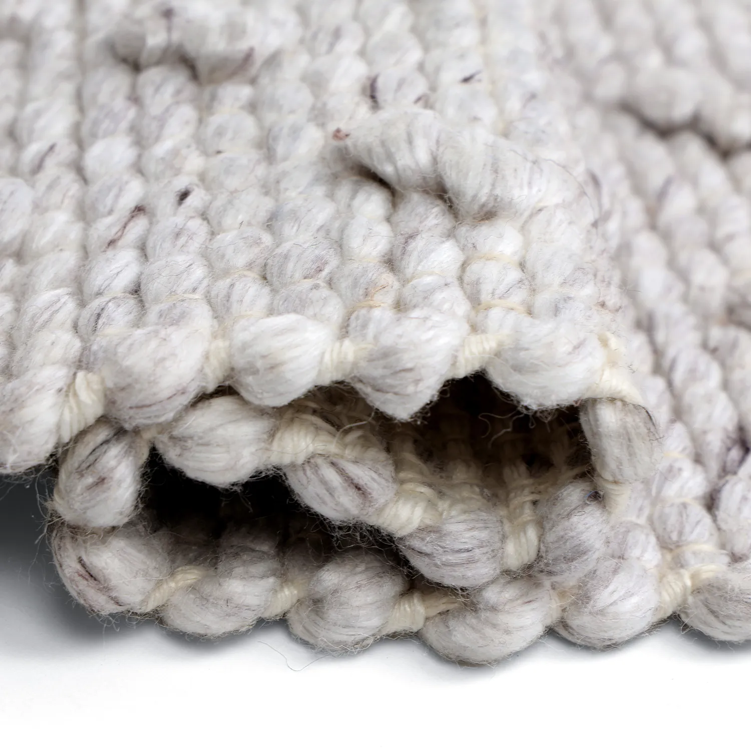 Tapete para interior e exterior - Todi Wool Look (cinza/bege)