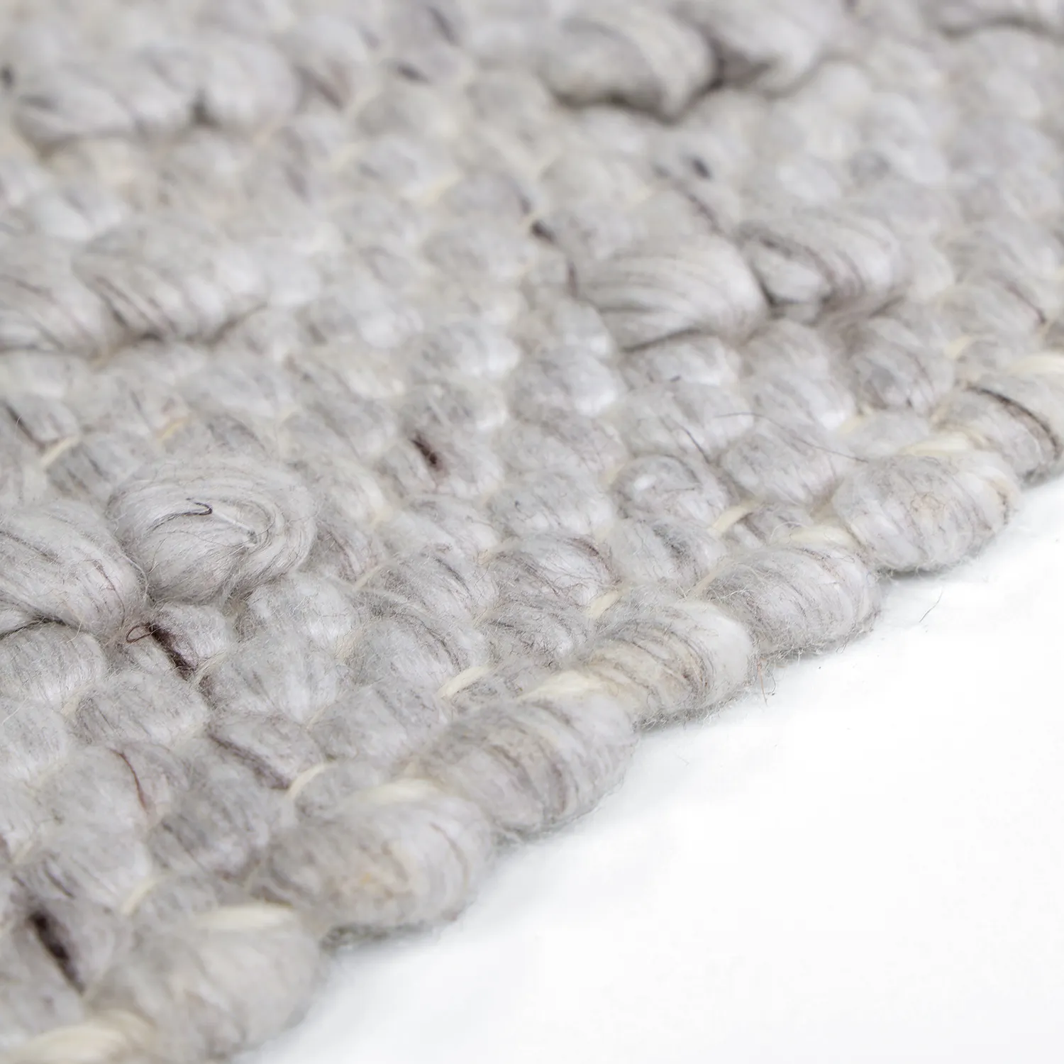 Tapete para interior e exterior - Todi Wool Look (cinza/bege)