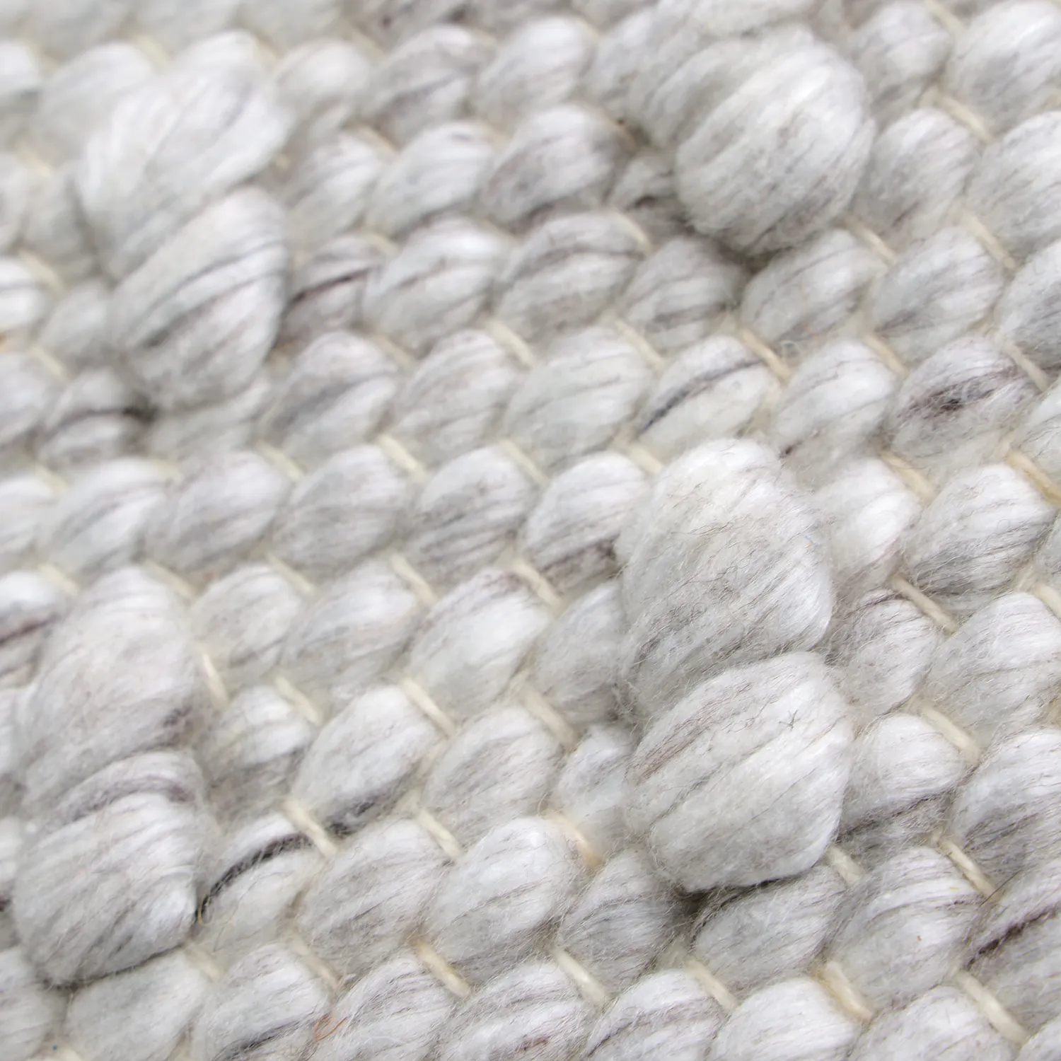Tapete para interior e exterior - Todi Wool Look (cinza/bege)