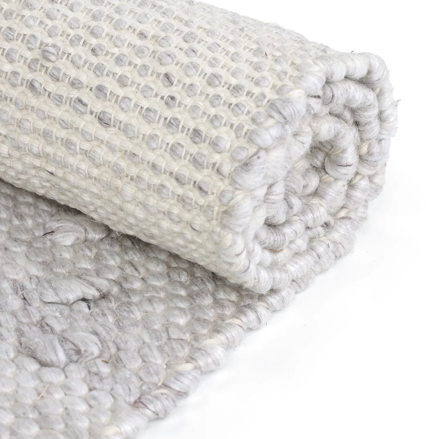 Tapete para interior e exterior - Todi Wool Look (cinza/bege)