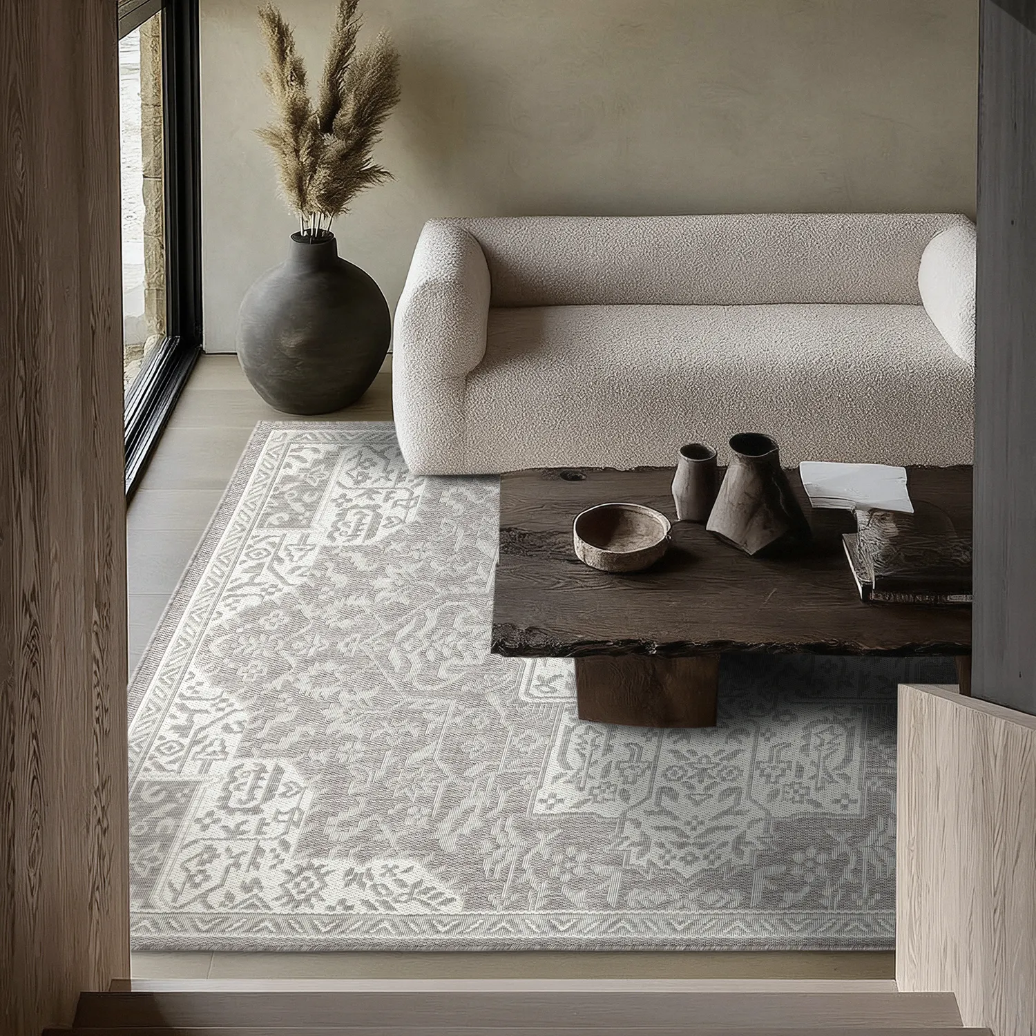 Tapete para interior e exterior - Dhamar (taupe)