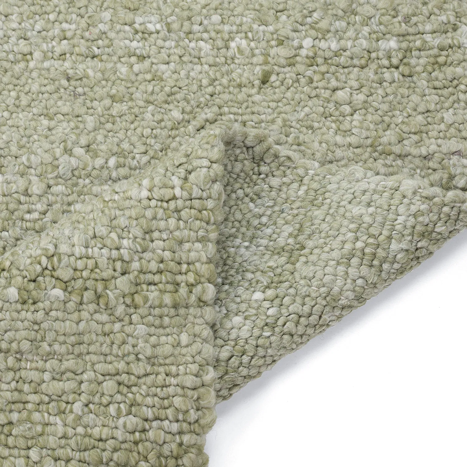 Tapete para interior e exterior - Milford Wool Look (verde)