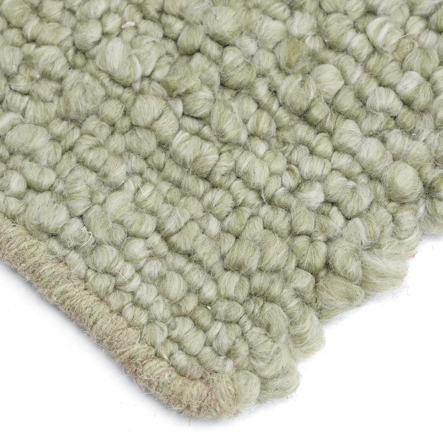 Tapete para interior e exterior - Milford Wool Look (verde)