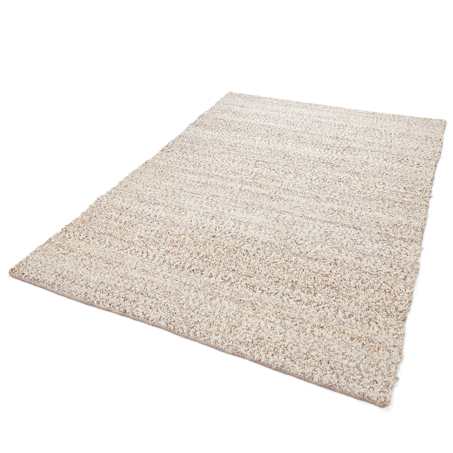 Tapete para interior e exterior - Milford Wool Look (cinza/bege)