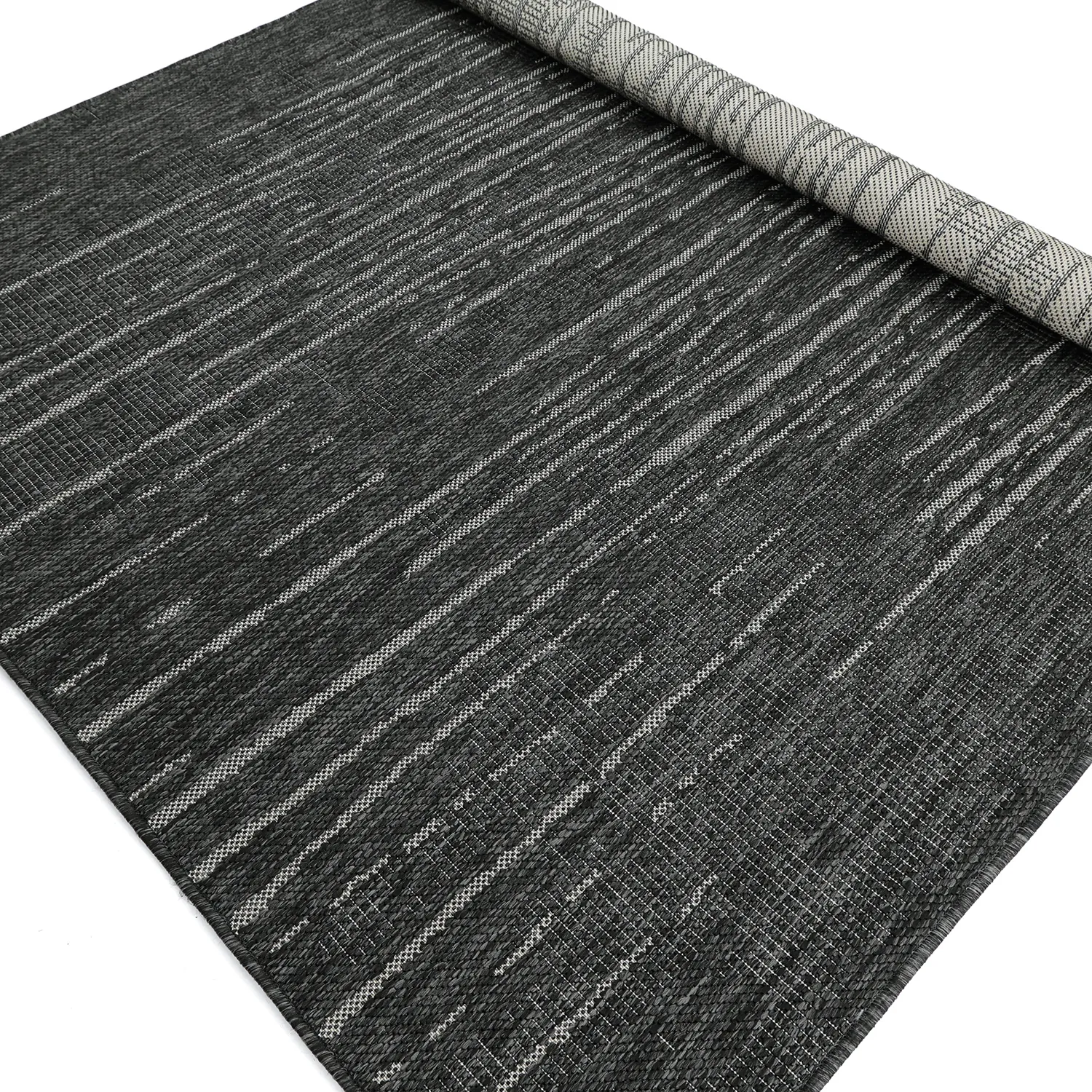 Tapete para interior e exterior - Ragusa (preto/creme)