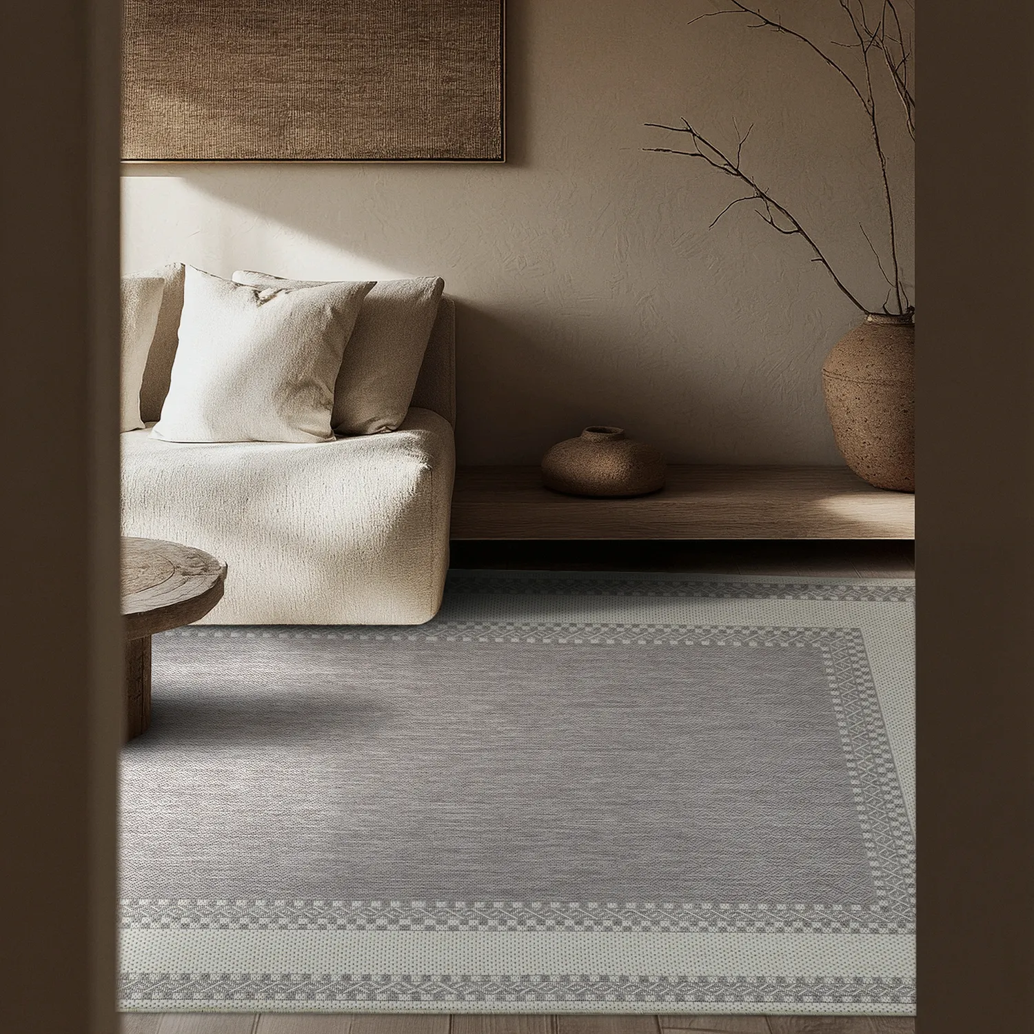 Tapete para interior e exterior - Sousse (taupe)