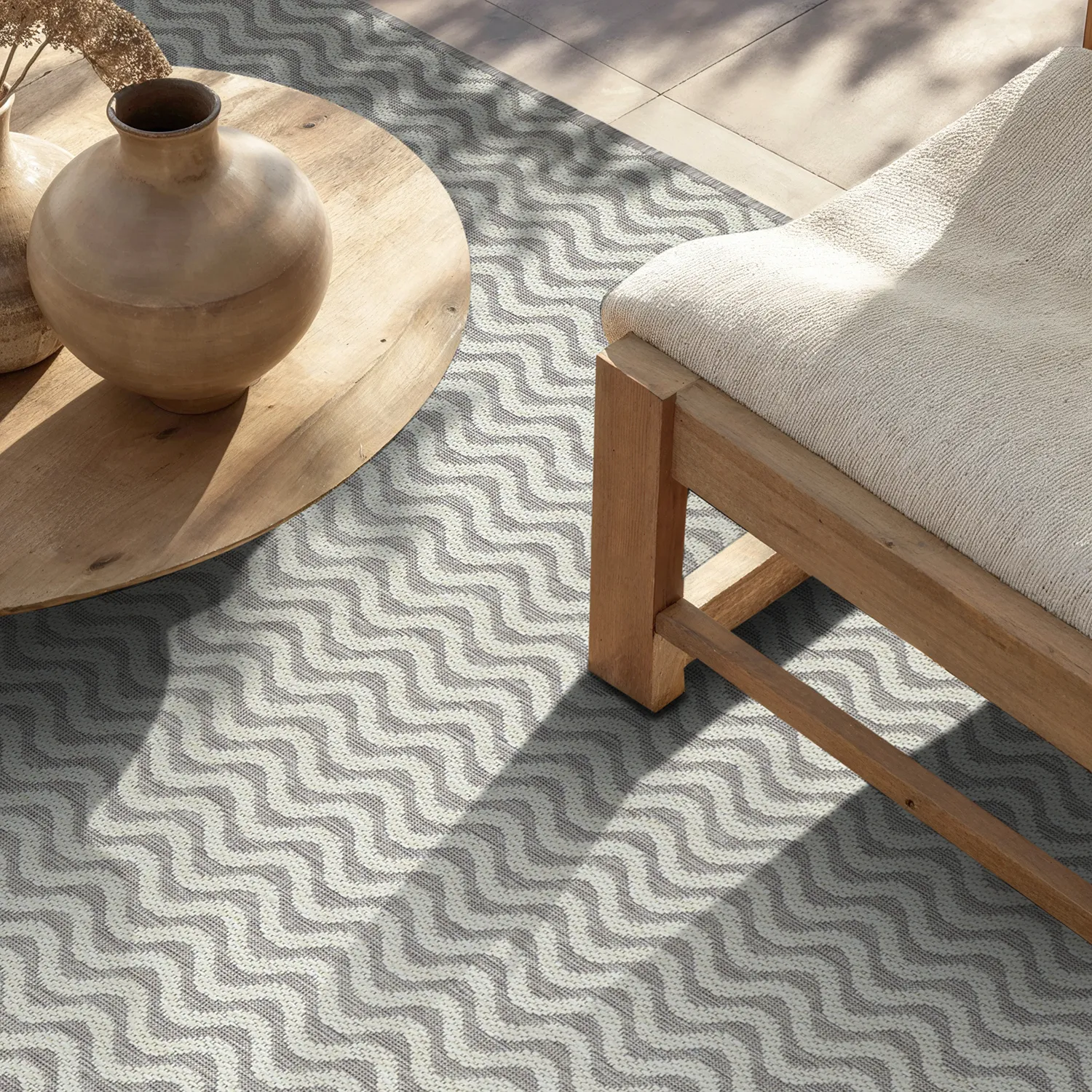 Tapete para interior e exterior - Tracino (taupe)