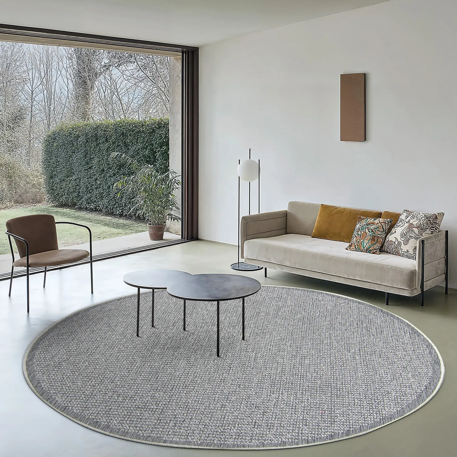 Tapete redondo - Tromsø (prata)