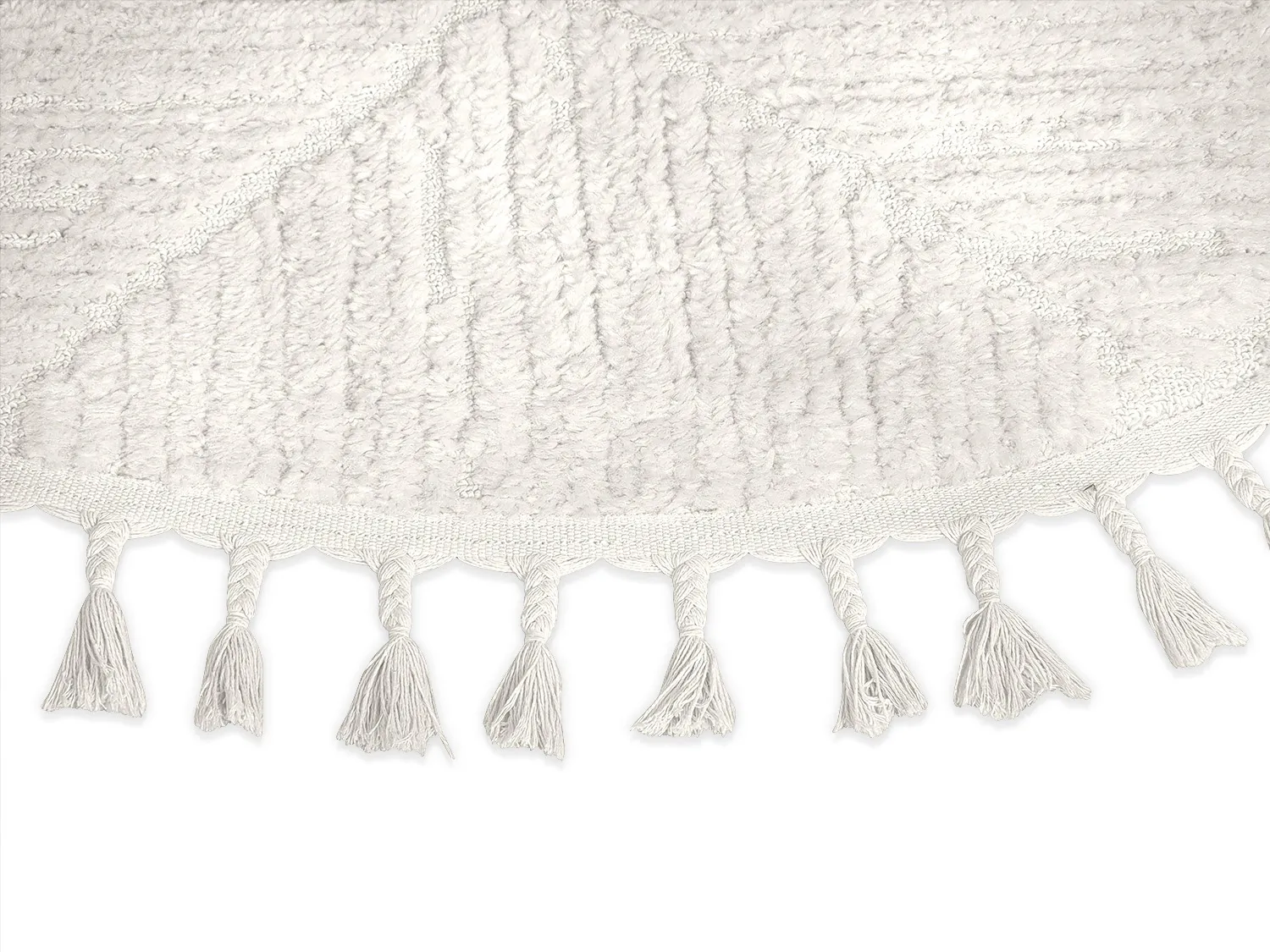 Tapete redondo - Dallas (offwhite)