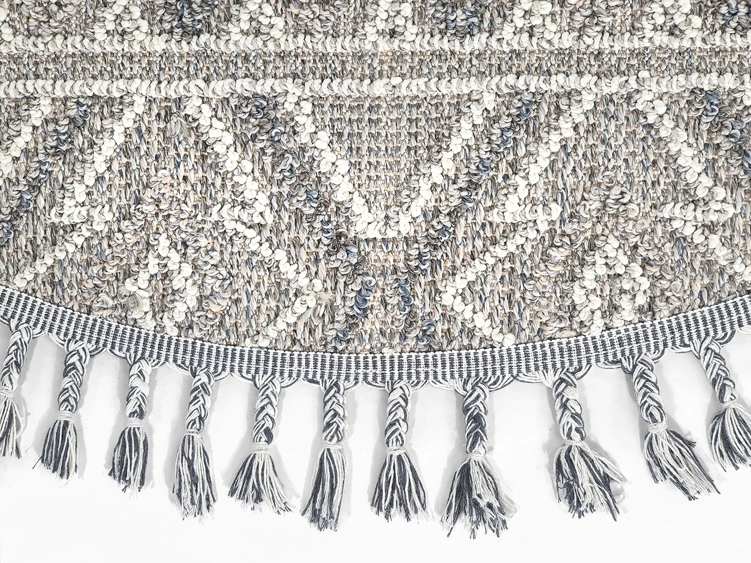 Tapete redondo - Indoor/Outdoor Holland (cinza)