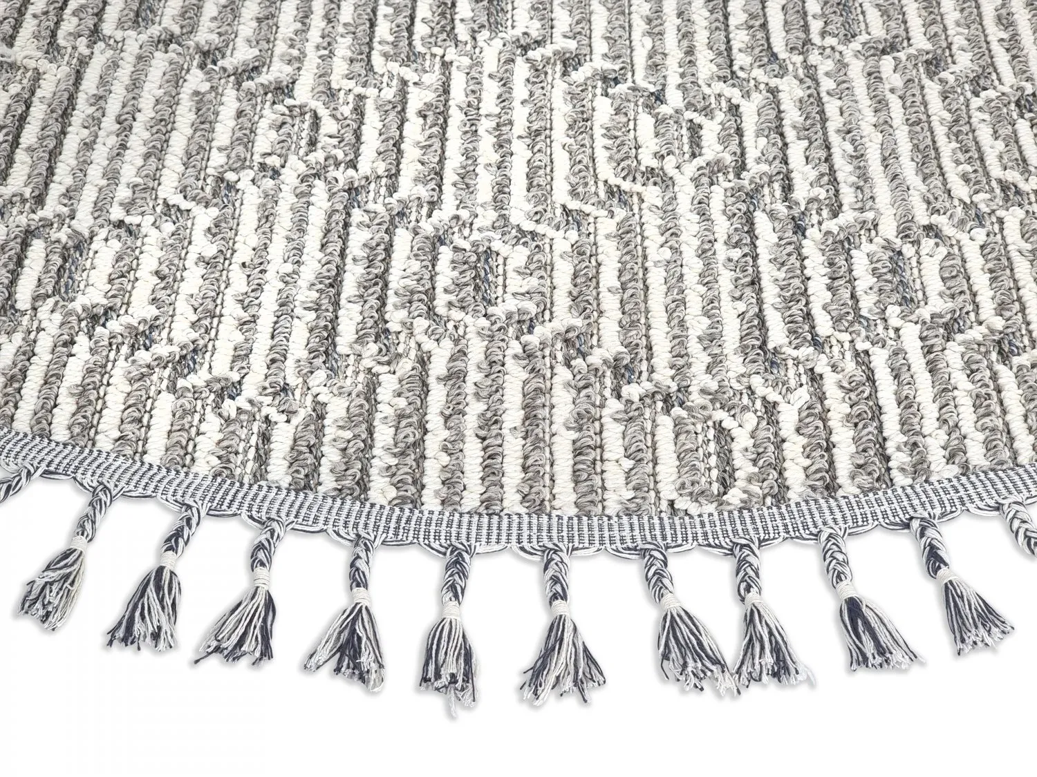 Tapete redondo - Indoor/Outdoor Jordan (cinza)