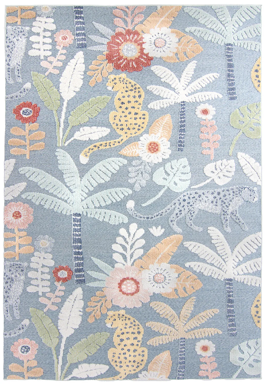 Tapete para interior e exterior - Rhodes (azul/multi)