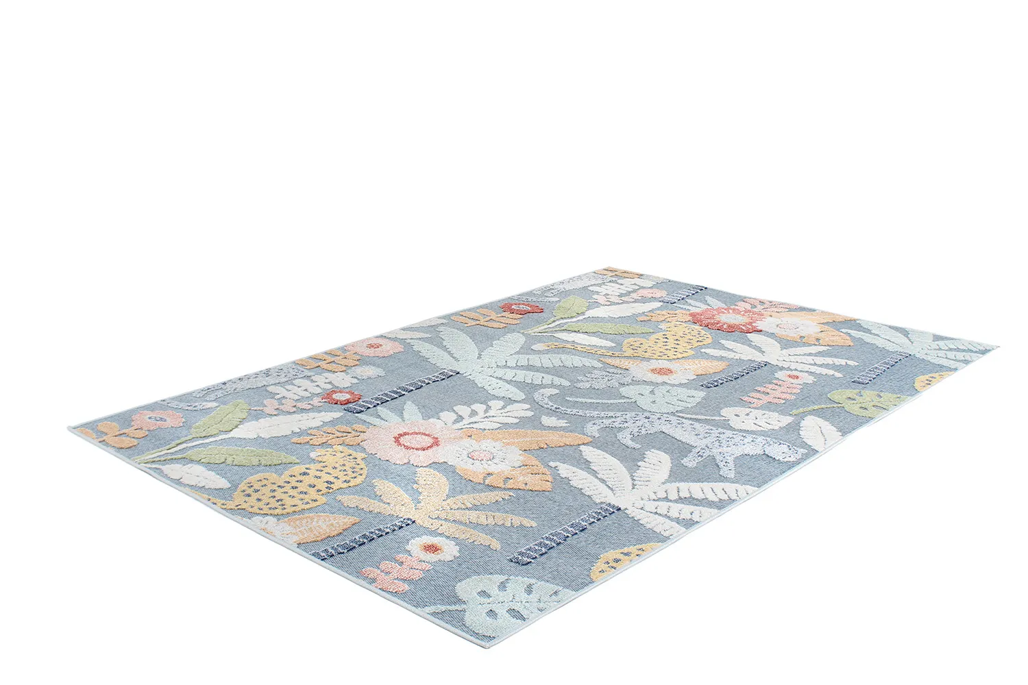 Tapete para interior e exterior - Rhodes (azul/multi)