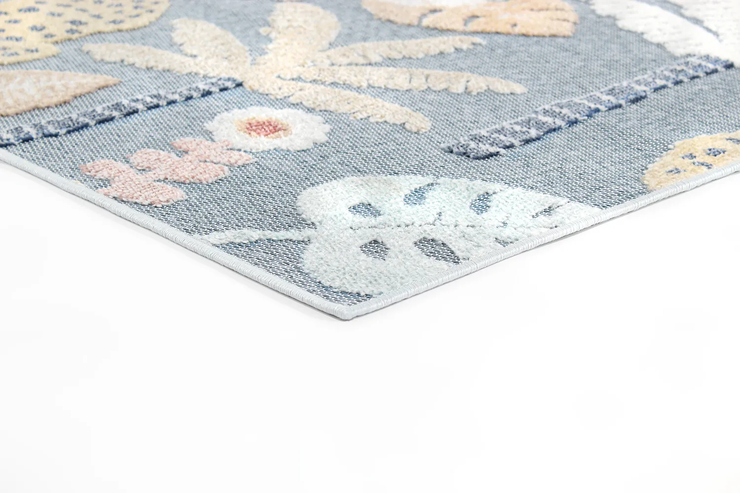 Tapete para interior e exterior - Rhodes (azul/multi)