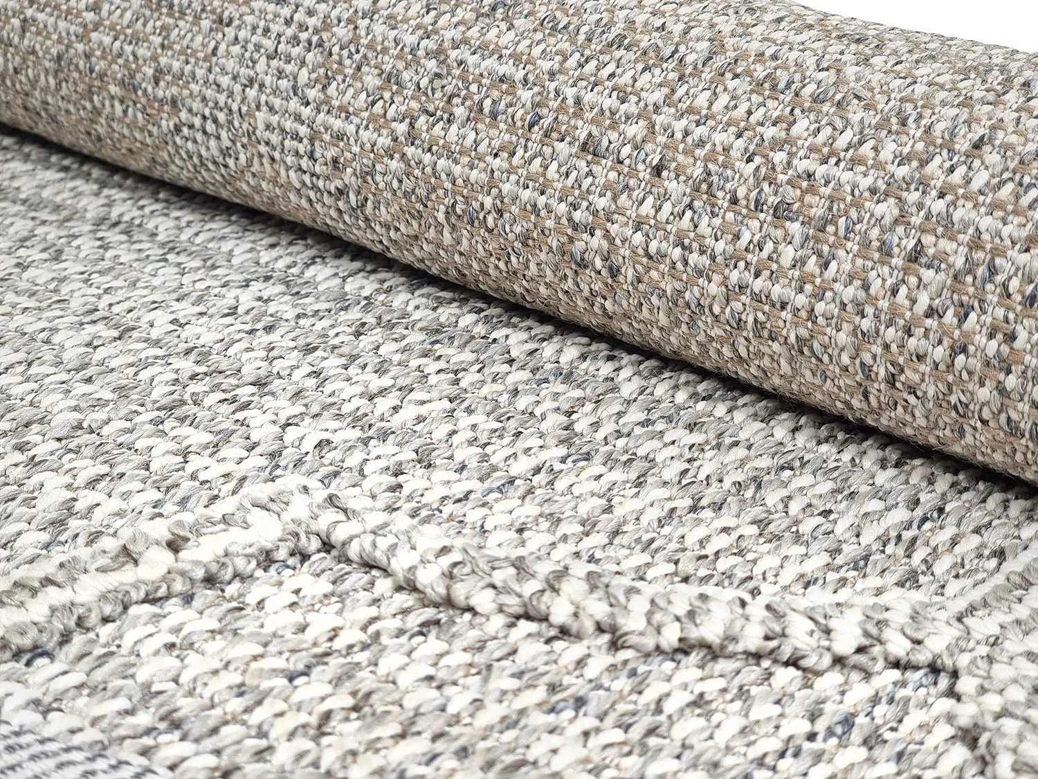 Tapete redondo - Indoor/Outdoor Santos (cinza)