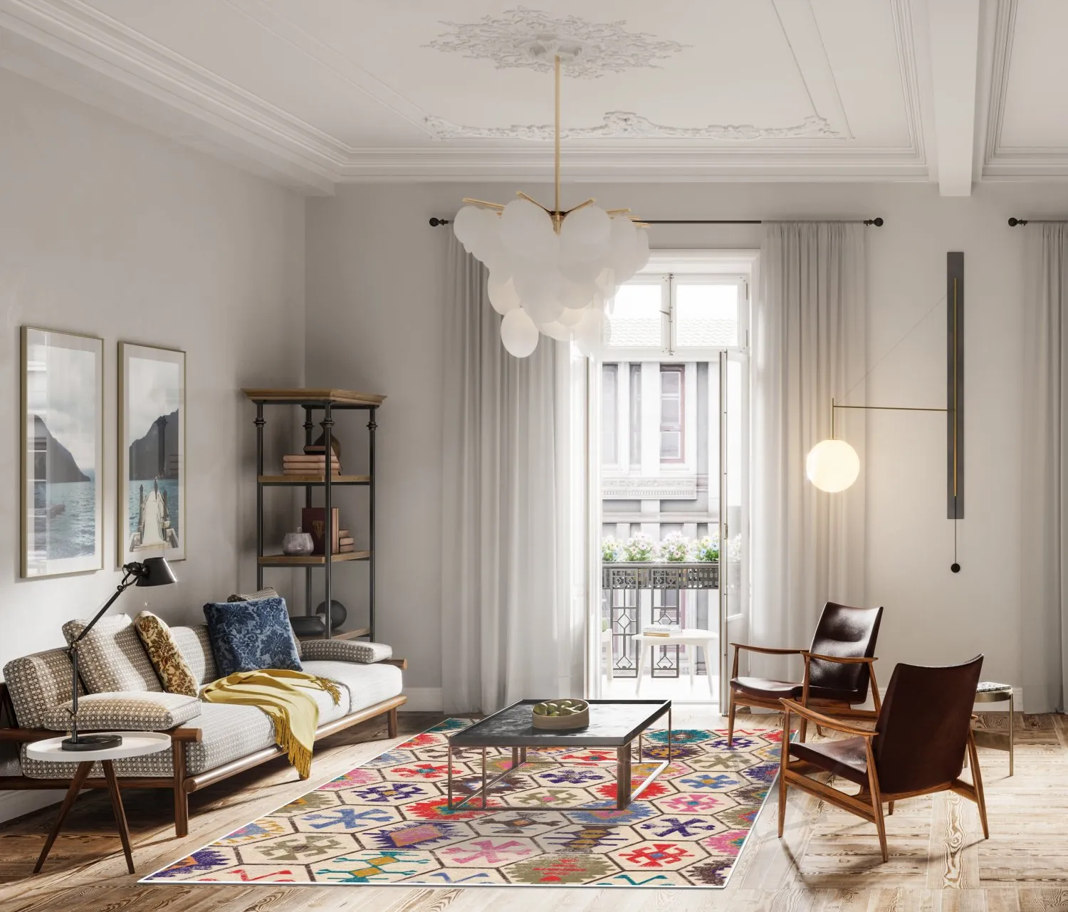 Tapete Wilton - Kulu (multicolorido)