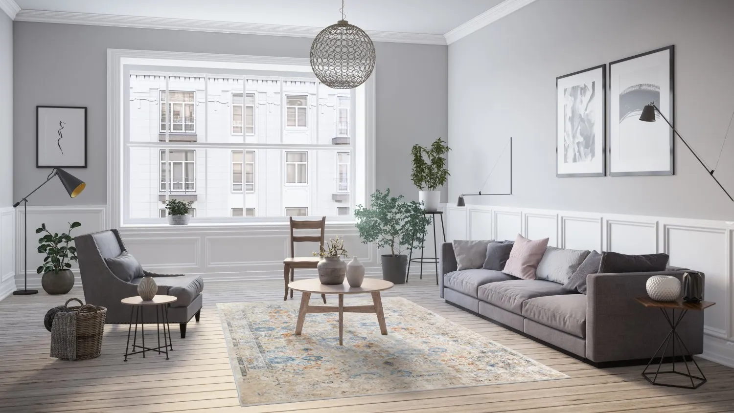 Tapete Wilton - Autoire (bege)