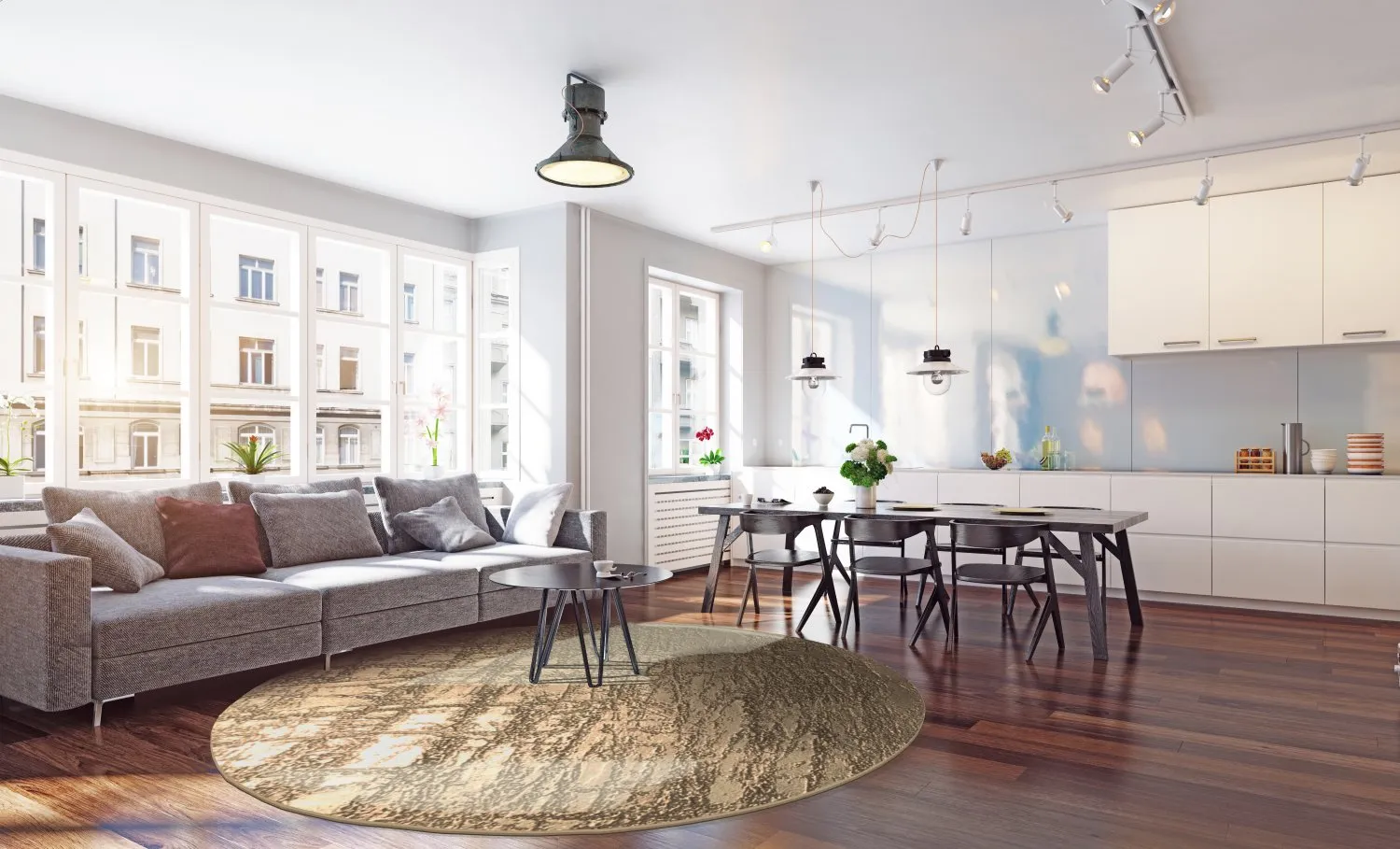 Tapete redondo - Junes (dourado)