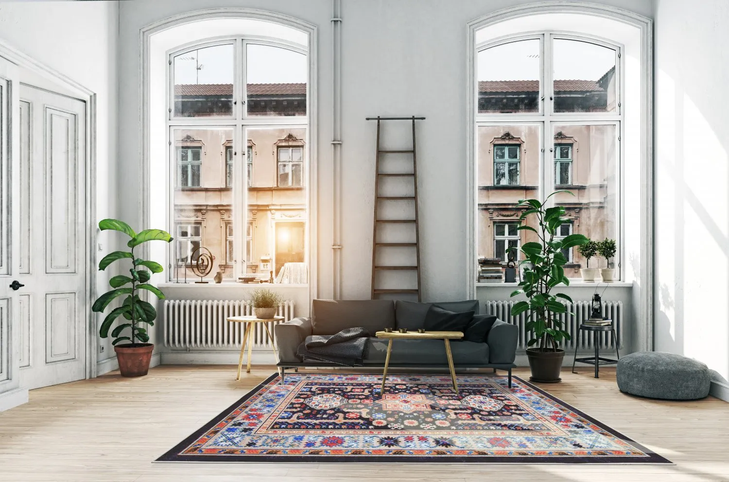 Tapete Wilton - Kayaköy (multicolorido)