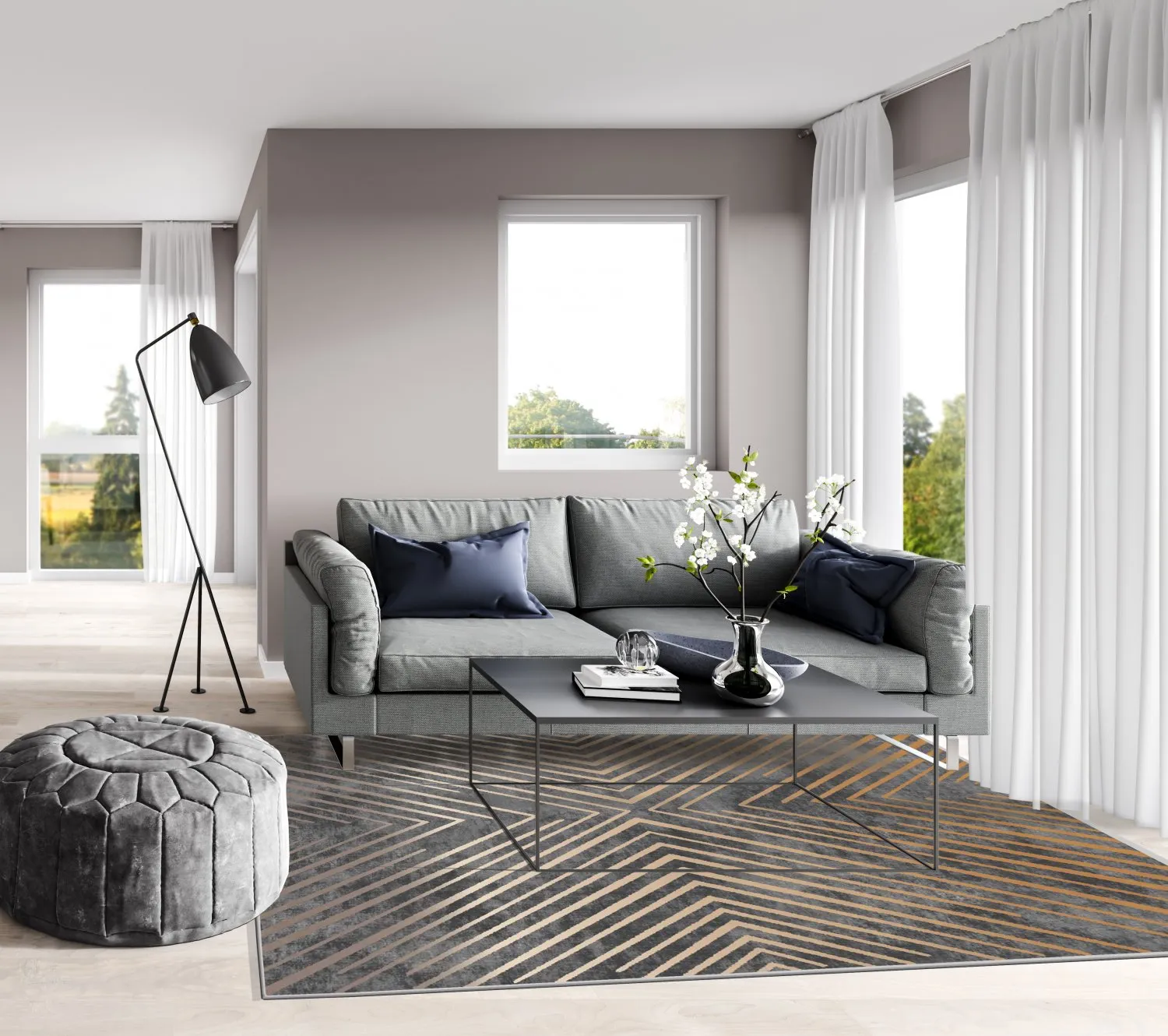 Tapete Wilton - Amorgos (cloud)