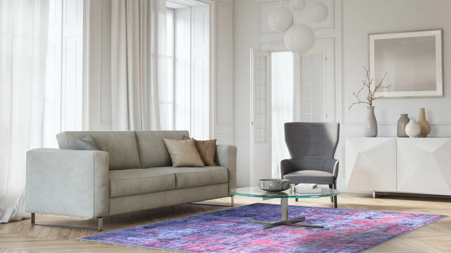 Tapete Wilton - Violetta (roxo)