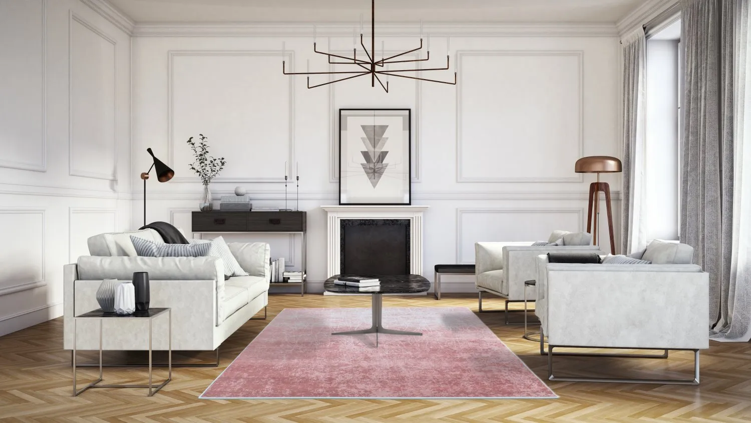 Tapete Wilton - Jervis (rosa)