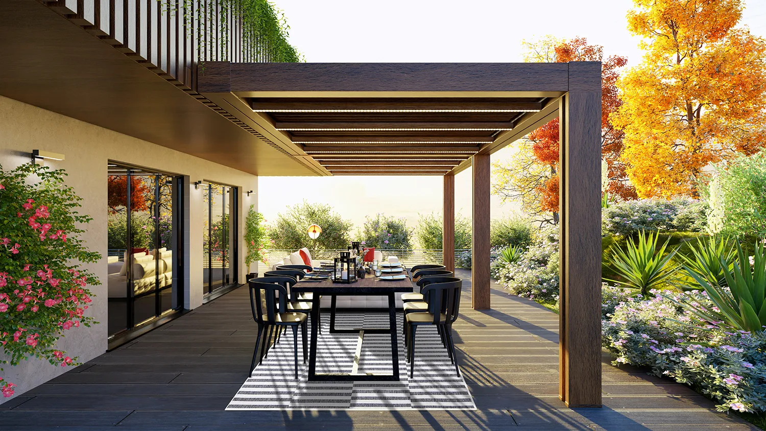 Tapete para interior e exterior - Otto (cinza)