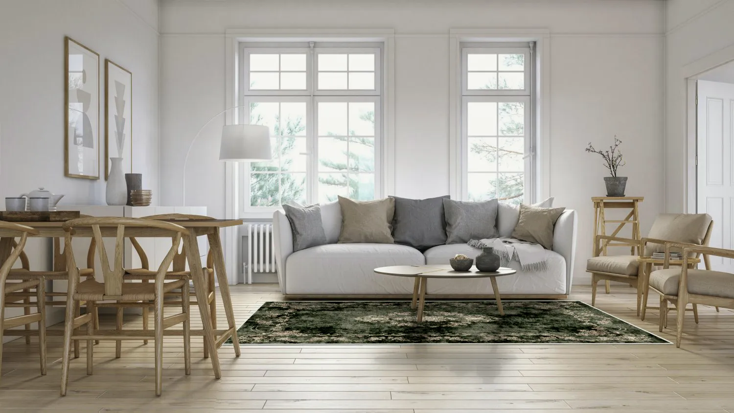 Tapete Wilton - Taknis (verde escuro)