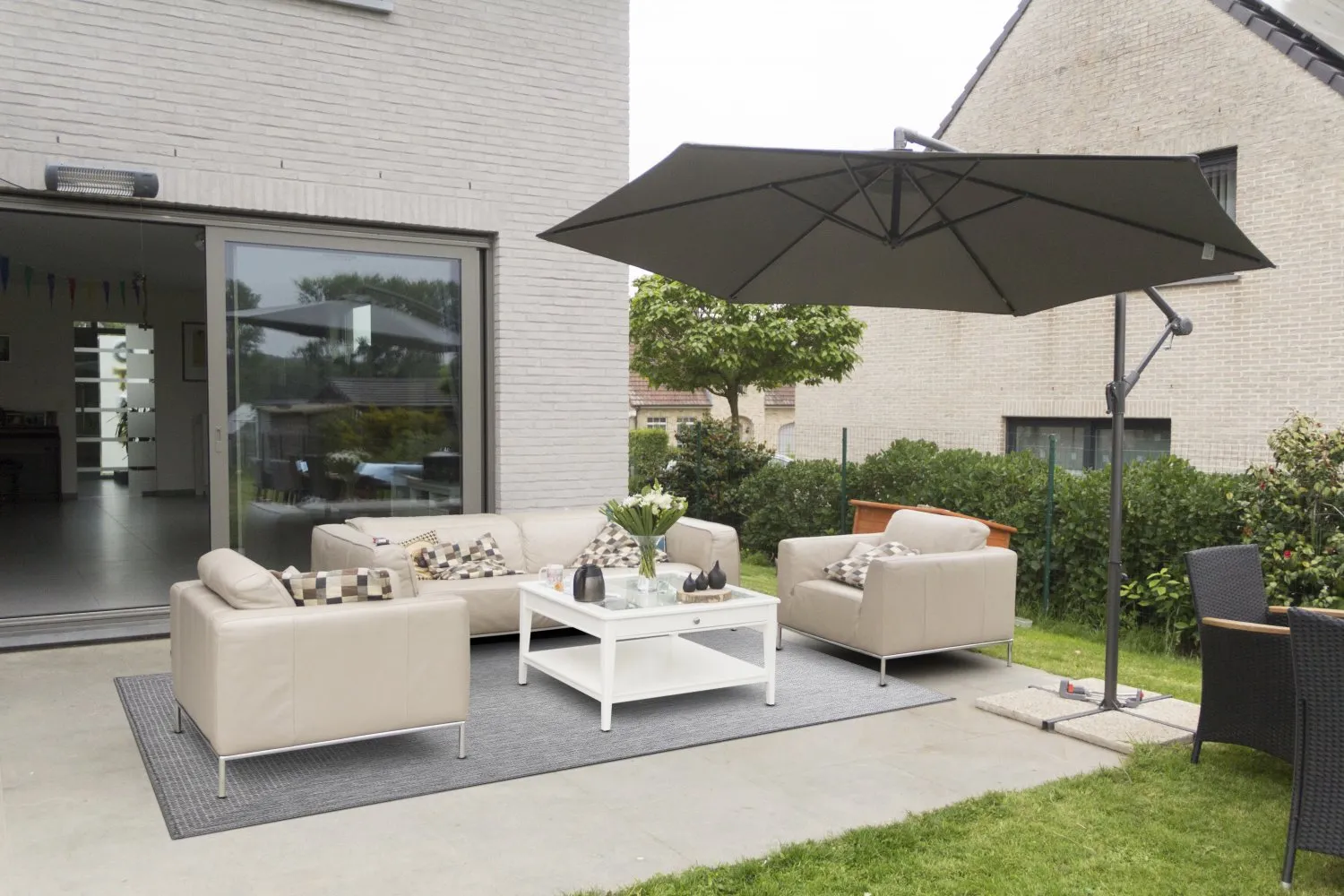 Tapete para interior e exterior - Arlo (cinza)