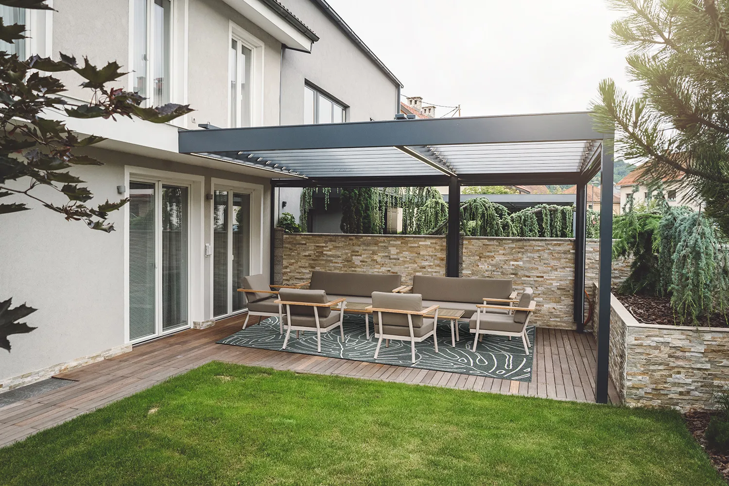 Tapete para interior e exterior - Francis (verde)