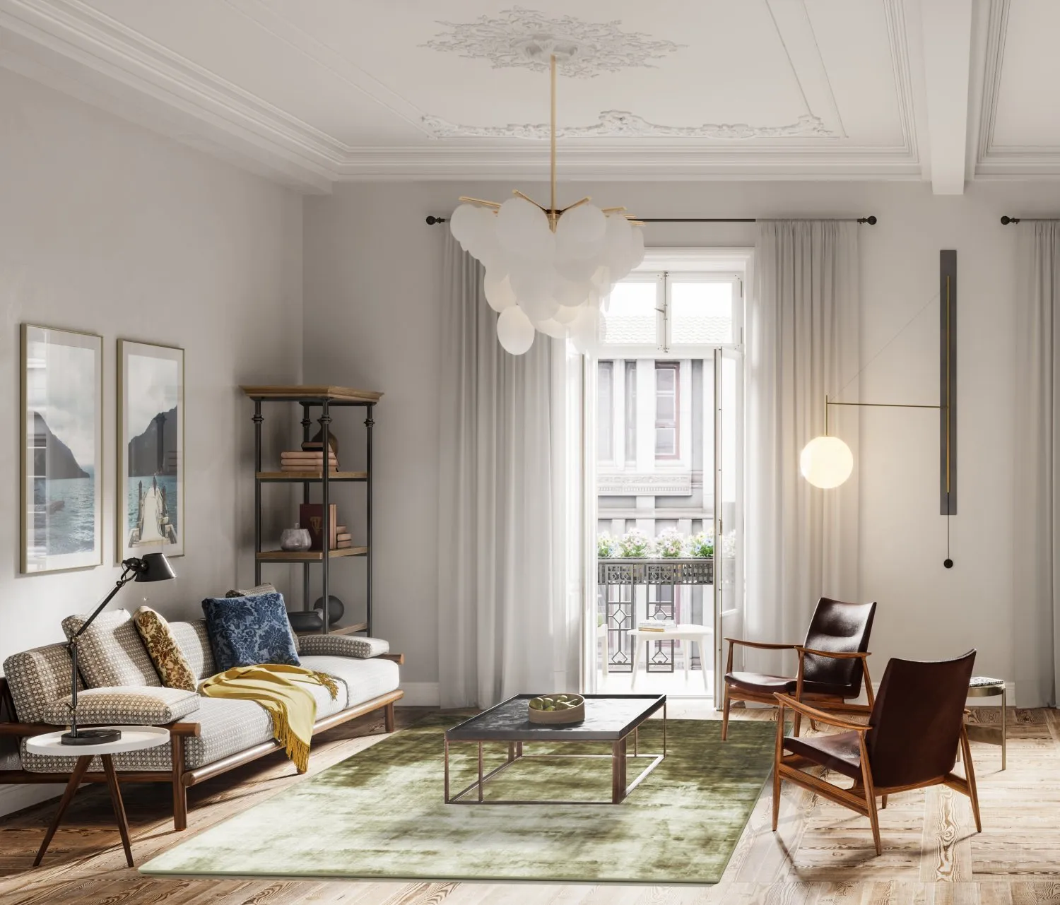 Tapete de viscose - Jodhpur Special Luxury Edition (verde oliva)