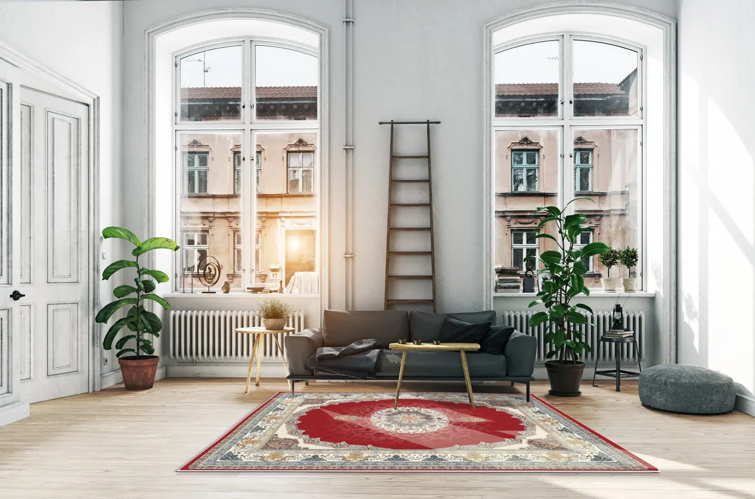 Tapete Wilton - Lukla (vermelho)