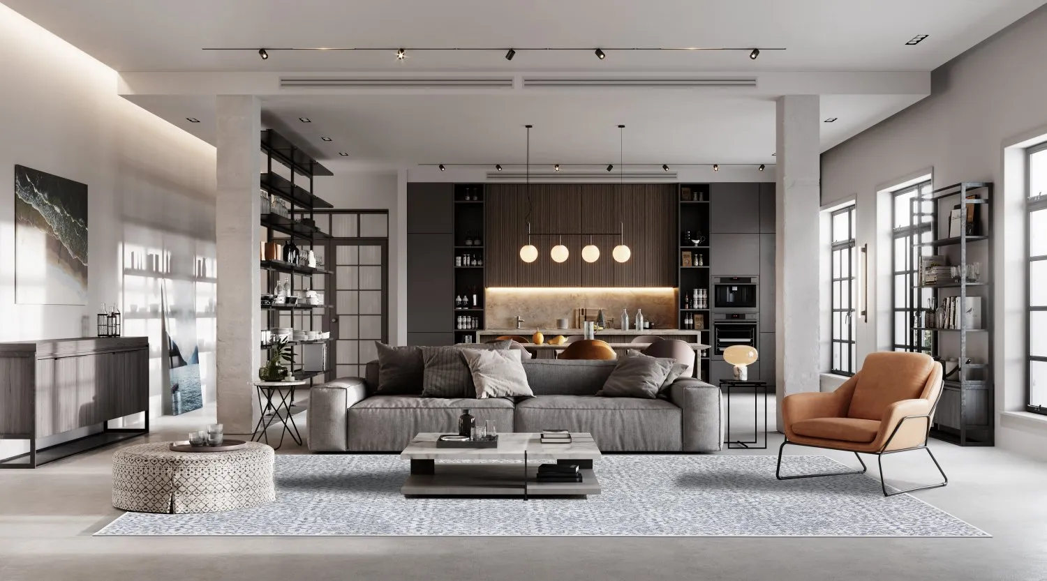 Tapete para interior e exterior - Alesund (cinza)